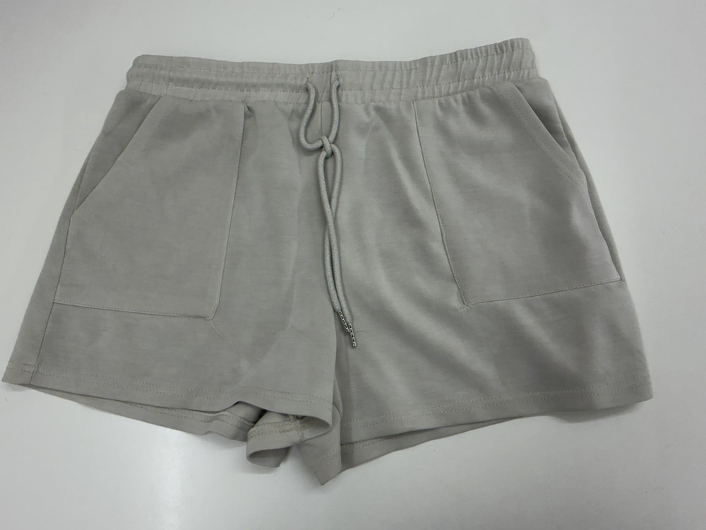 Better Together Womens Shorts Size XL Gray Sweatshorts Drawstring Pull On